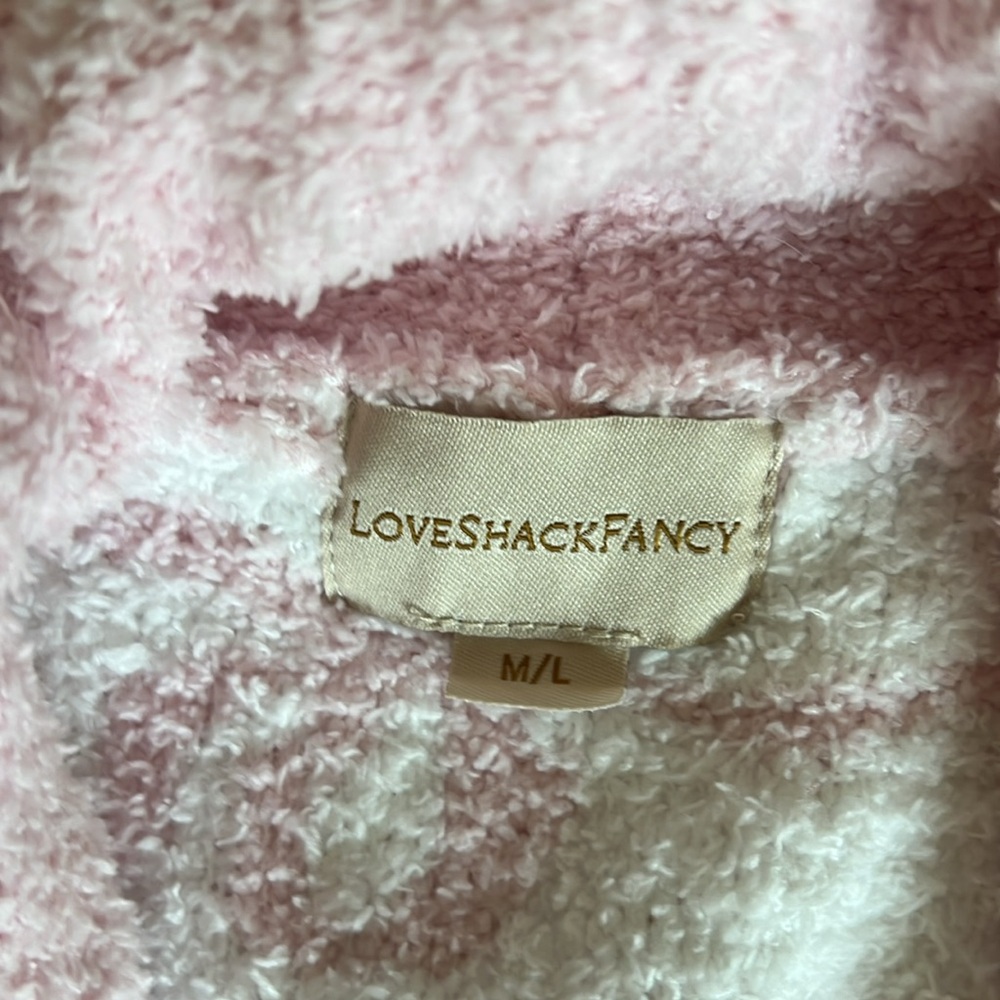 LoveShackFancy Indie Teddy Bow Print Robe - Picture 6 of 11